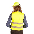 Kamizelka odblaskowa dorosłych nadruk logo napis