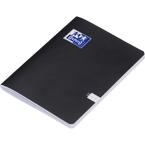 Zeszyt A5 60 kartek w kratkę z marginesem 99,4µm anti-scratch czarny OXFORD