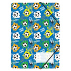 Teczka rysunkowa z gumką A4 plastikowa PP piłki football BIURFOL