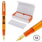 Pióro wieczne Classic M200 tłoczek M Orange Delight na prezent FWI PELIKAN