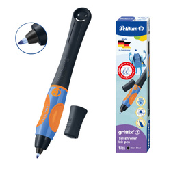 Pióro kulkowe Griffix 3 dla dzieci Praworęcznych czarne Neon Black PELIKAN