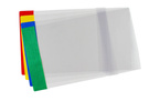 Zestaw okładka regulowana 23,9cmx33-35,7cm przezroczysta krystaliczna 25szt