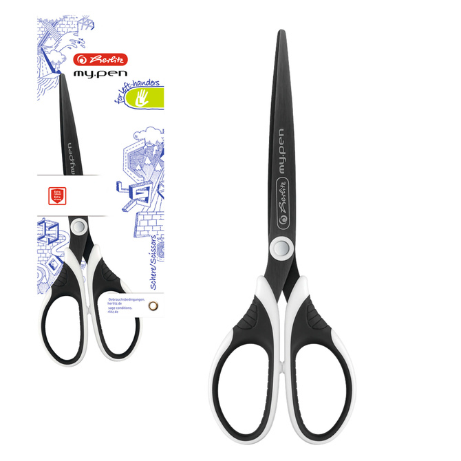 Nożyczki tytanowe My.Pen leworęczne 18cm HERLITZ
