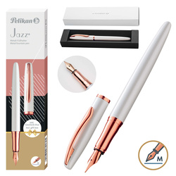 Pióro wieczne Jazz Noble Elegance M P36 pudełko prezent Pearl PELIKAN