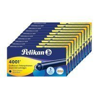 Naboje wkłady pióra wiecznego atramentowe długie 4001 granat 50szt PELIKAN