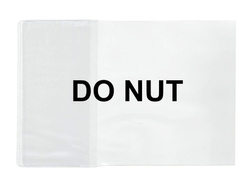 Okładka na poziomy zeszyt do nut 15x43,1cm przezroczysta krystaliczna