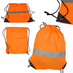 Worek odblaskowy szkolny z nadrukiem logo napis