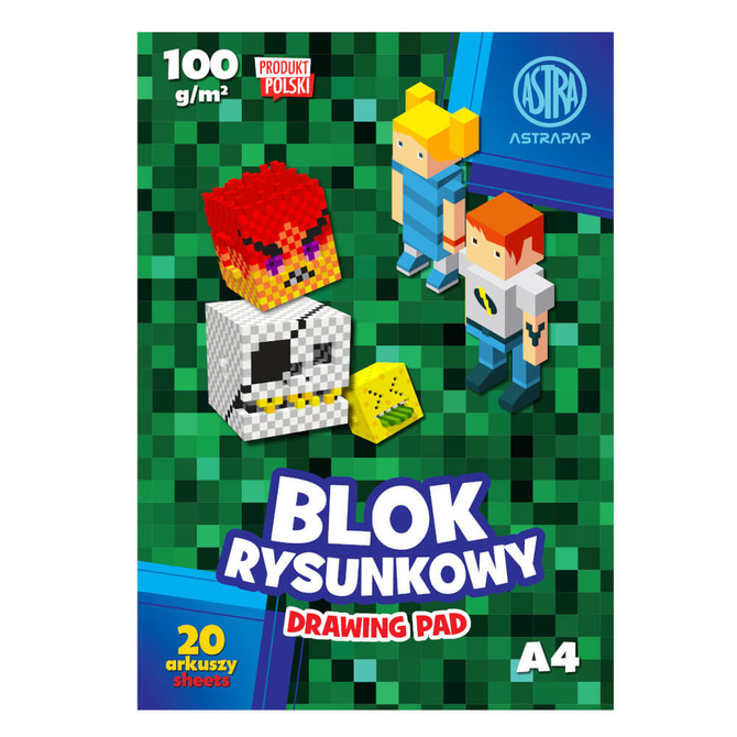 Wyprawka szkolna duży zestaw do szkoły XXL 21 elementów Minecraft ASTRA