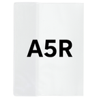 Okładka A5R regulowana 21,4cm x 29,3-32cm na zeszyt zeszytowa krystaliczna