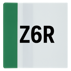 Okładka Z6R regulowana 27,2cm x 39,3-43,7cm przezroczysta krystaliczna