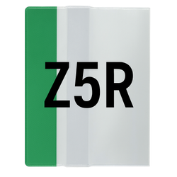 Okładka Z5R regulowana 29,7cm x 40,8-44cm przezroczysta krystaliczna