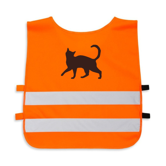 Kamizelka odblaskowa z własnym nadrukiem dla dzieci logo napis 100 sztuk