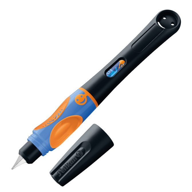 Pióro wieczne Griffix 4 dla dzieci Praworęcznych czarne Neon Black PELIKAN