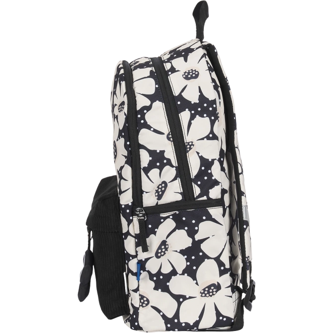 Plecak szkolny młodzieżowy czarny kwiatki 26l Bloom OXFORD