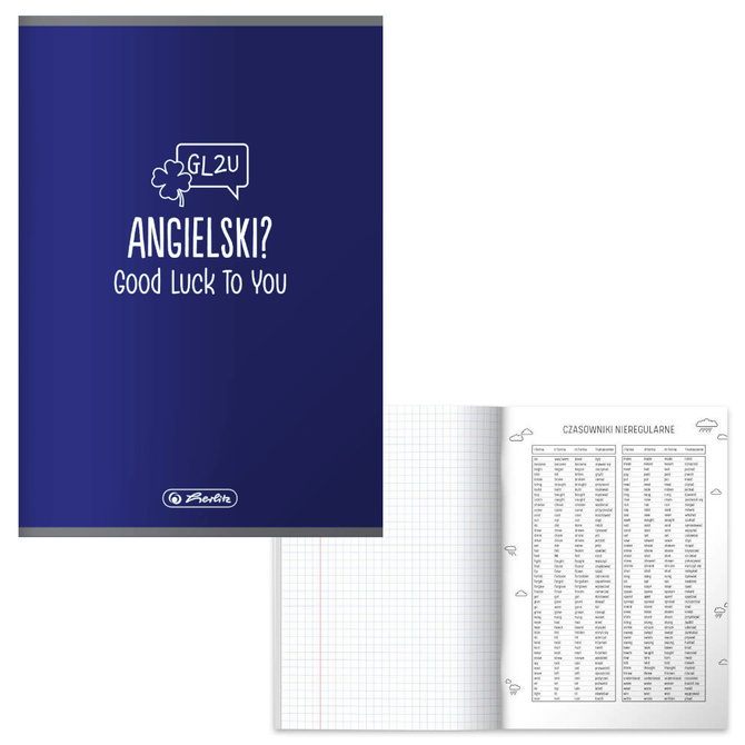 Zestaw zeszyt przedmiotowy klasa 4, 8x A5 60k soft touch HERLITZ