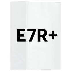 Okładka E7R+ regulowana 24,2cm x 40,8-44cm przezroczysta krystaliczna