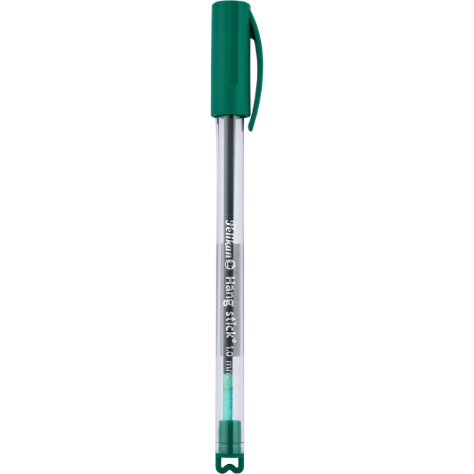 Długopis zielony z uchwytem do zawieszenia Hang Stick K86 1mm PELIKAN