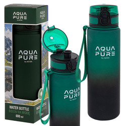 Bidon na wodę butelka dziecka tritan 600ml zielony BPA FREE AQUA PURE ASTRA