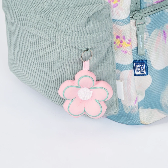 Plecak szkolny młodzieżowy miętowy kwiatki 26l Bloom OXFORD