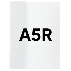 Okładka A5R regulowana 21,4cm x 29,3-32cm na zeszyt zeszytowa krystaliczna