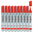 Marker permanentny wodoodporny czerwony Colli-Marker 10 sztuk HERLITZ