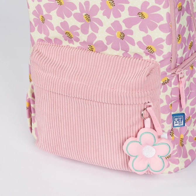 Plecak szkolny młodzieżowy różowy kwiatki 26l Bloom OXFORD