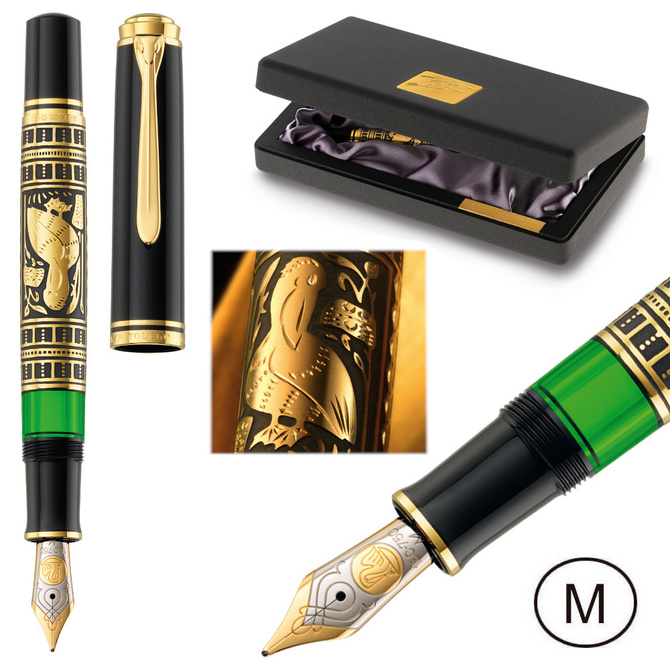 Pióro wieczne Toledo M900 M Black na prezent premium FWI PELIKAN