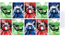 Zeszyt A5 16 kartek podwójna linia kolorowa 3linie 70g/m Car 10szt HERLITZ