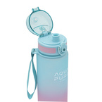 Bidon na wodę butelka dziecka tritan 600ml miętowy BPA FREE AQUA PURE ASTRA