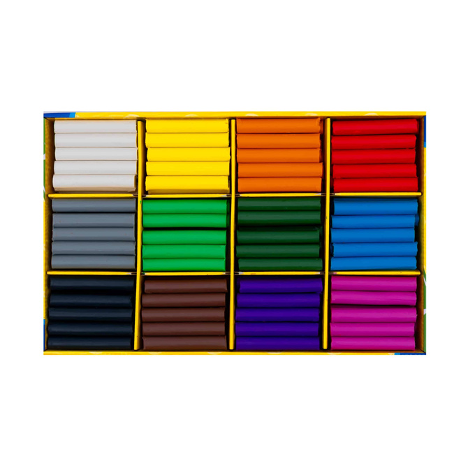 Plastelina zestaw XL do przedszkola 12kolx15szt = 180 szt ASTRA