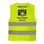 Kamizelka odblaskowa VEST2 BHP z nadrukiem logo