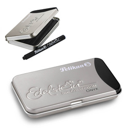 Naboje wkłady pióra wiecznego długie Edelstein Onyx czarne 6szt PELIKAN