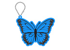 Brelok breloczek gadżet odblaskowy odblask zawieszka motyl niebieski