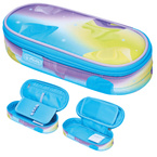 Piórnik kosmetyczka etui usztywniany z klapką Little Monster HERLITZ