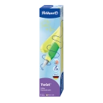Pióro wieczne Twist dla dzieci prawo/lewo żołte zielone Neon Yellow PELIKAN
