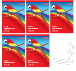 Blok rysunkowy szkolny A3 30k 70g/m2 HERLITZ 5szt