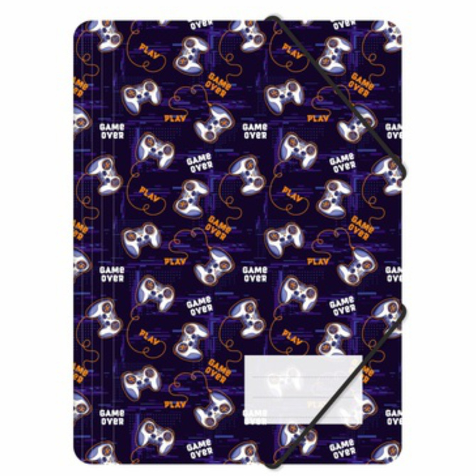 Teczka rysunkowa z gumką A4 plastikowa PP pady gamepad BIURFOL