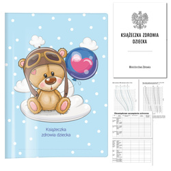 Książeczka Zdrowia Dziecka Książeczka Szczepień A5+okładka miś