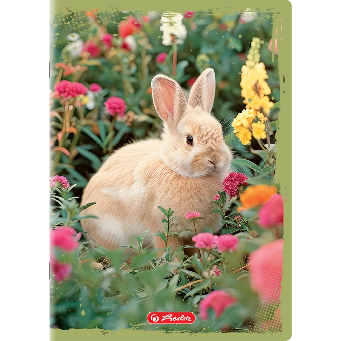 Zeszyt A4 32 kartki 3 w linię kolor 70g/m2 Animals HERLITZ