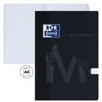 Zeszyt A4 60 kartek w kratkę matematyka przedmiotowy soft touch OXFORD