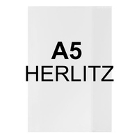 Okładka zeszyt A5 przezroczysta groszkowa HERLITZ