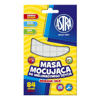 Masa mocująca samoprzylepna biała 84szt 50g ASTRA