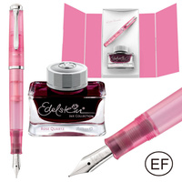 Pióro wieczne M205 EF + atrament Edelstein Rose Quartz prezent FWI PELIKAN