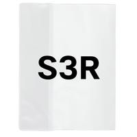 Okładka S3R regulowana 28,7cm x 40,8-44cm przezroczysta krystaliczna