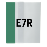 Okładka E7R regulowana 24,2cm x 33,5-37cm przezroczysta krystaliczna