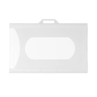Identyfikator na kartę twardy holder typ K plastikowy 59x92mm 