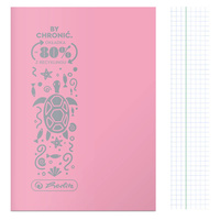 Zeszyt A5 32k kratka okładka z folii PP Eco Pastel Colors różowy HERLITZ