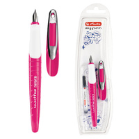 Pióro wieczne dla praworęcznych różowe białe My.Pen HERLITZ