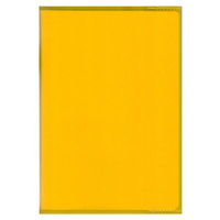 Okładka na zeszyt A5 przezroczysta żółta HERLITZ