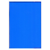 Okładka na zeszyt A5 przezroczys niebieska HERLITZ